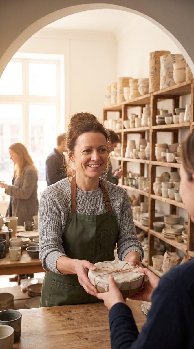 The Economist: the shop owner, story frame